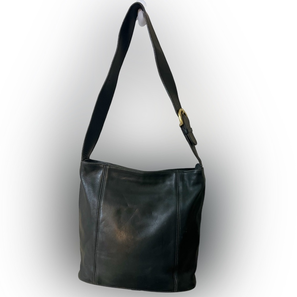 Vintage COACH ERICKSON
SOHO Black Leather Shoulder
Bag 4169 - Picture 2 of 14